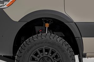 Mercedes-Benz Sprinter 3500XD Ride Control Kit - Rough Country - 8-Stage Adjustable Front Struts + 16-Stage Adjustable Rear Coilovers - 2WD - '19-'26